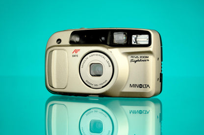 Minolta RIVA Freedom Zoom Sightseer 35mm Point & Shoot Film Camera