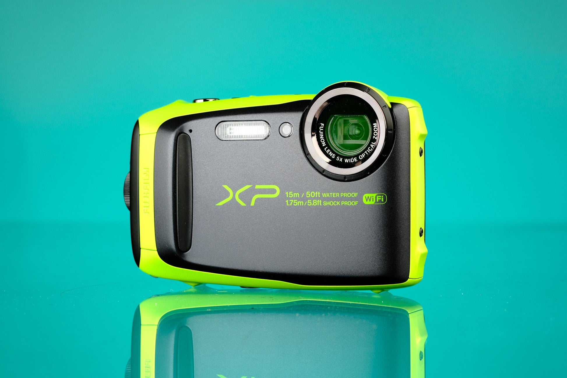 Fujifilm Finepix XP90 Waterproof Digicam w/ Charger, Case