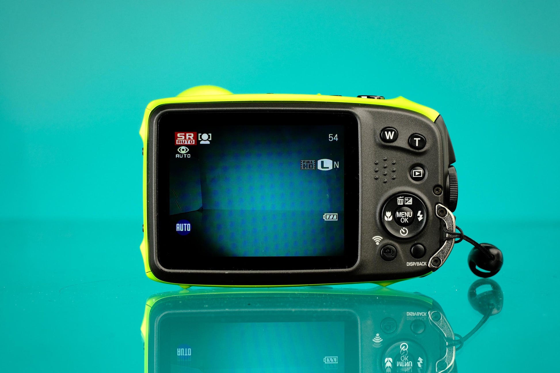 Fujifilm Finepix XP90 Waterproof Digicam w/ Charger, Case