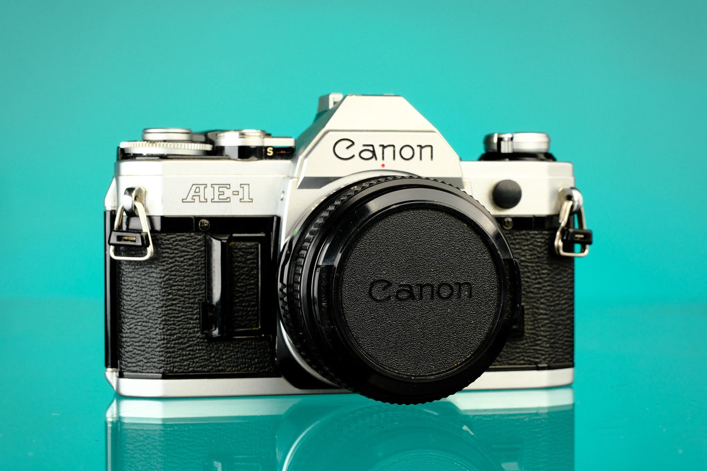 Canon AE-1 35mm SLR Film Camera + Canon 50mm f/1.8 FD Lens