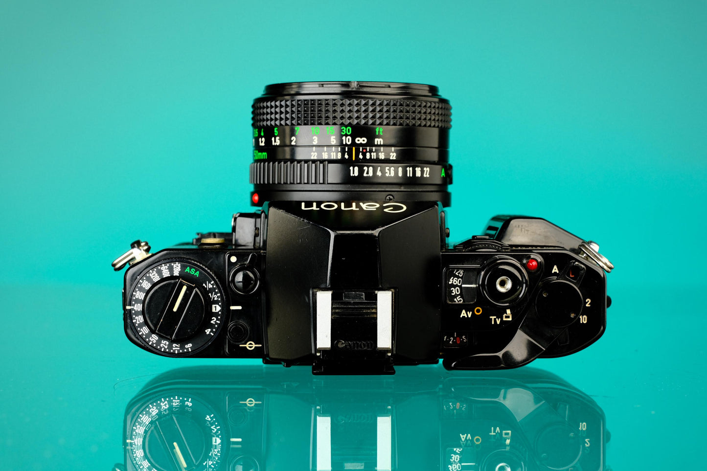 Canon A-1 35mm SLR Film Camera Body + Canon 50mm f/1.8 FD Lens