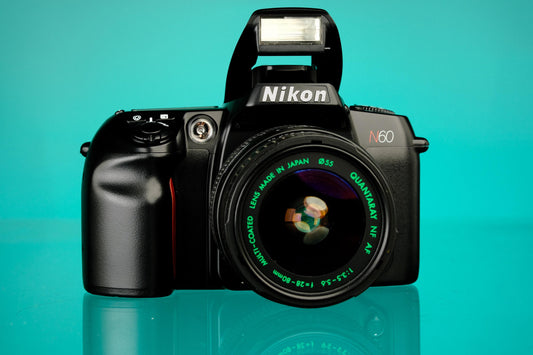 Nikon N60 35mm Autofocus SLR + 28-80mm f/3.5-5.6 Quantaray Zoom Lens