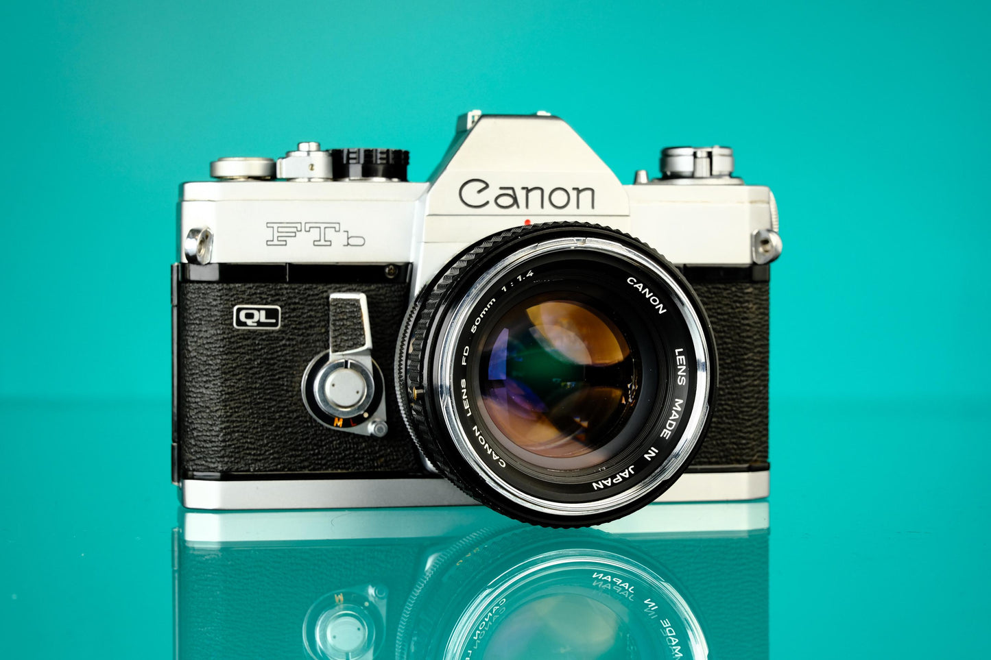 Canon FTb 35mm SLR Film Camera + 50mm F/1.4 FD-Mount