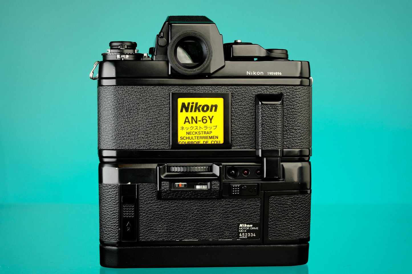 Nikon F3 HP 35mm SLR Film Camera + MD-4 Motor Drive Grip