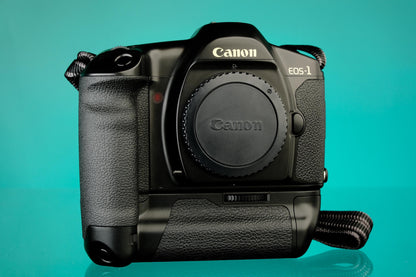 Canon EOS-1 35mm SLR Body + Battery Grip