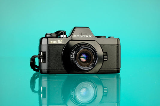 Pentax Auto 110 SLR Film Camera + 24mm f/2.8 lens