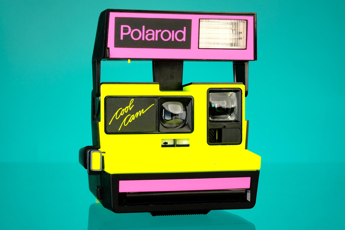 Polaroid Retrospekt "Cool Cam" Neon Yellow Special Edition 600 Instant Film Camera