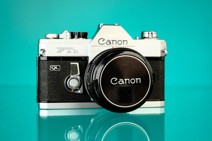 Canon FTb 35mm SLR Film Camera + 50mm F/1.4 FD-Mount