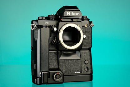 Nikon F3 HP 35mm SLR Film Camera + MD-4 Motor Drive Grip