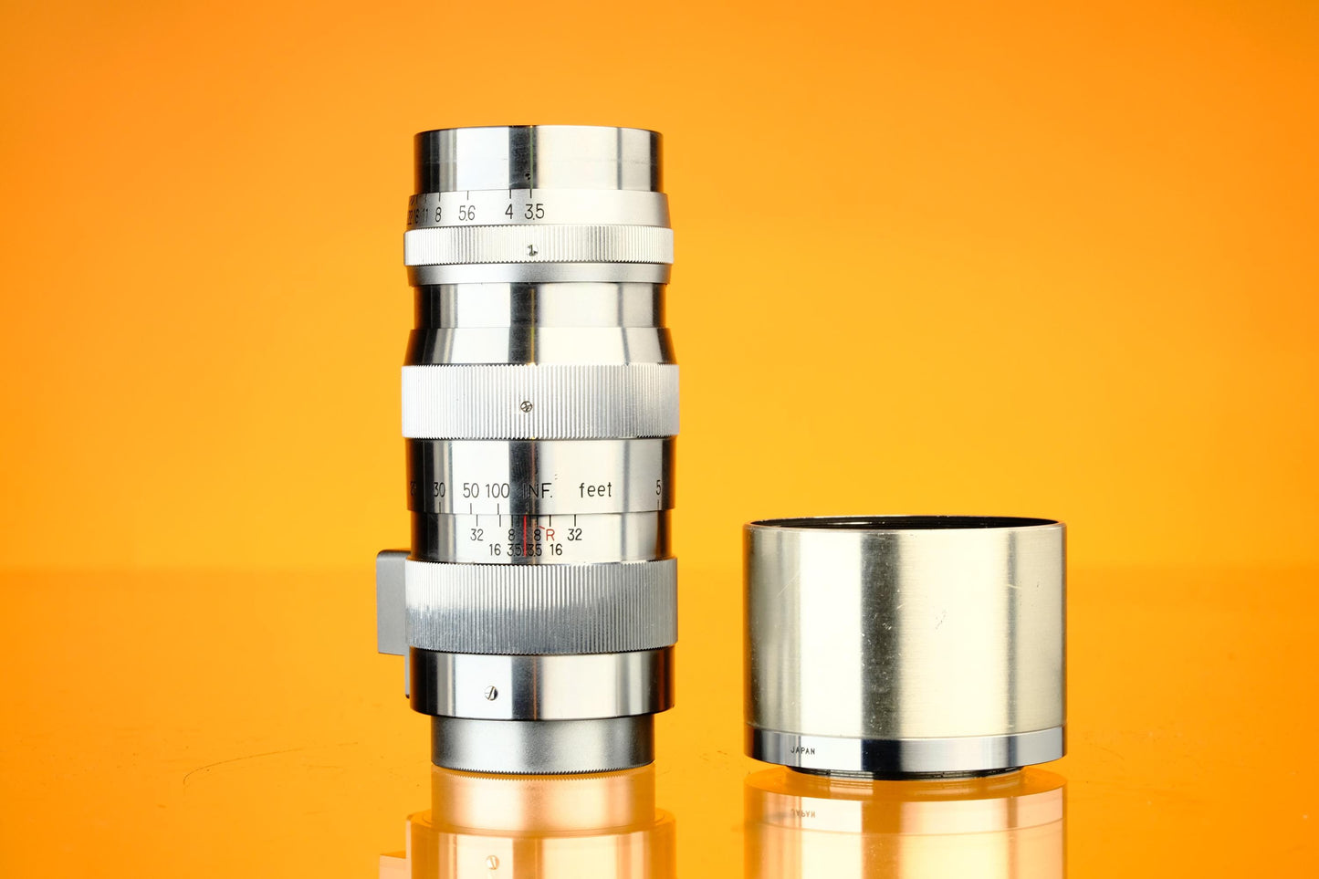 Nippon Kogaku Tokyo Nikkor Q 13.5cm f/3.5 135mm rangefinder Lens LTM Screw Mount