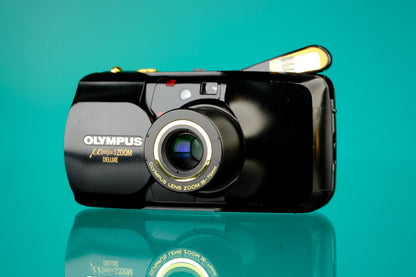 Olympus mju Zoom Deluxe 35mm Point and Shoot Camera