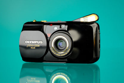 Olympus mju Zoom Deluxe 35mm Point and Shoot Camera