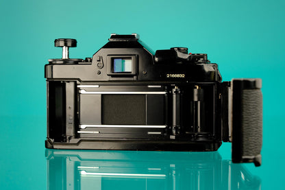 Canon A-1 35mm SLR Camera + 50mm f/1.8 Lens