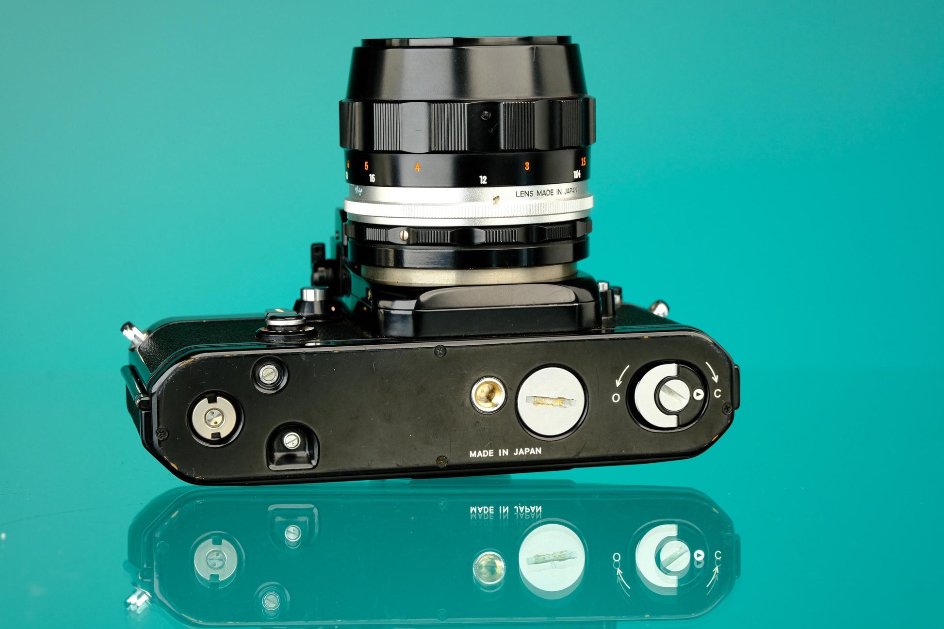 Nikon F2 35mm SLR w/ DP-1 Viewfinder + Micro Nikkor 55mm f/3.5 Lens