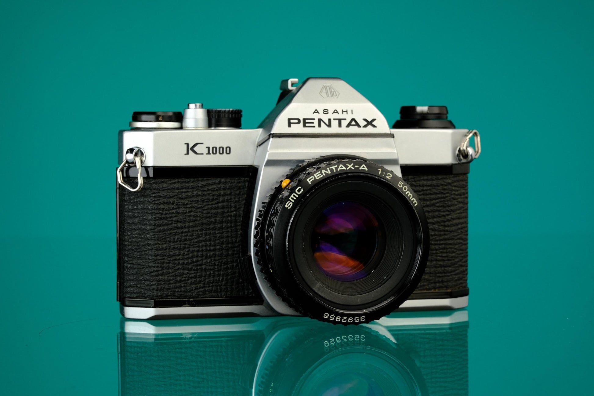 Pentax K1000 35mm SLR + SMC Pentax-A 50mm f/2.0 Lens