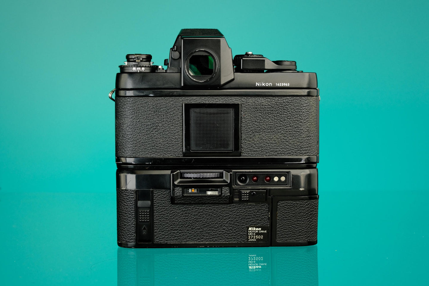 Nikon F3 HP 35mm SLR Film Camera + MD-4 Motor Drive Grip