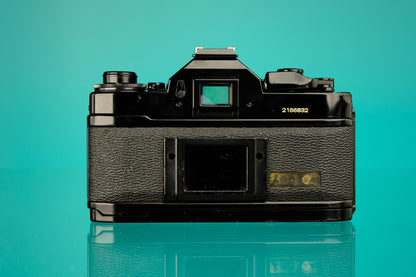 Canon A-1 35mm SLR Camera + 50mm f/1.8 Lens