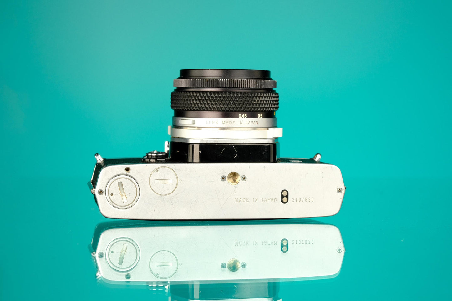 Olympus OM-1n 35mm SLR Film Camera + 50mm F/1.8