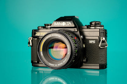 Minolta X-700 35mm SLR Film Camera + 50mm f/1.7 Rokkor-X Lens