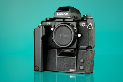 Nikon F3 HP 35mm SLR Film Camera + MD-4 Motor Drive Grip