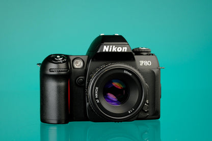 Nikon F80 35mm SLR + 50mm AF Nikkor f/1.8
