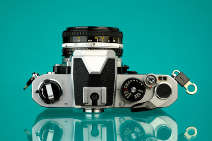 Nikon FM 35mm SLR + Nikon Series E 50mm f/1.8 Lens
