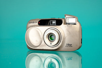 Minolta 70w Riva Zoom 36mm Point and Shoot Film Camera