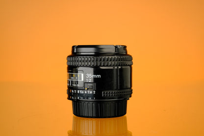 Nikon AF Nikkor 35mm f/2.0 Wide Angle F Mount Lens