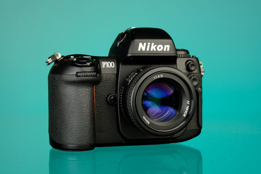 Nikon F100 35mm SLR + Nikon AF Nikkor 50mm f/1.4 Lens Kit