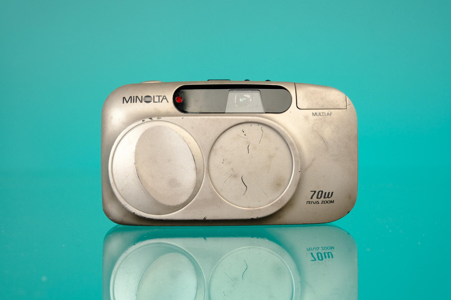 Minolta 70w Riva Zoom 36mm Point and Shoot Film Camera