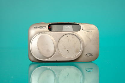 Minolta 70w Riva Zoom 36mm Point and Shoot Film Camera
