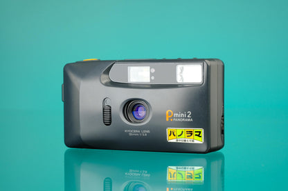 Kyocera P mini 2 Panorama 35mm Point and Shoot Film Camera