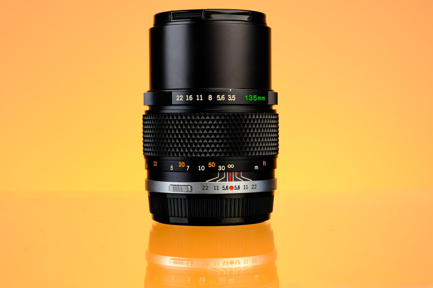Olympus E-Zuiko Auto-T 135mm f/3.5 Telephoto Prime Lens - OM Mount