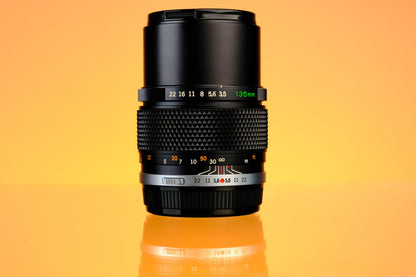 Olympus E-Zuiko Auto-T 135mm f/3.5 Telephoto Prime Lens - OM Mount