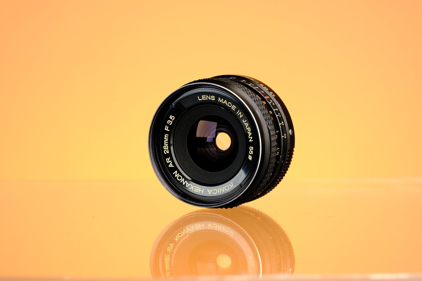 Konica Hexanon AR 28mm f/3.5 Wide Angle Prime Lens - AR Mount
