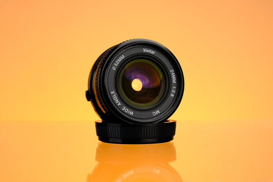 Vivitar 24mm f/2.8 Wide Angle Prime Lens for Olympus OM