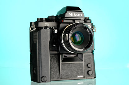 Nikon F3 HP 35mm SLR Film Camera + MD-4 Motor Drive Grip