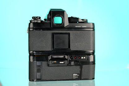 Nikon F3 HP 35mm SLR Film Camera + MD-4 Motor Drive Grip