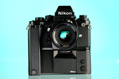 Nikon F3 HP 35mm SLR Film Camera + MD-4 Motor Drive Grip