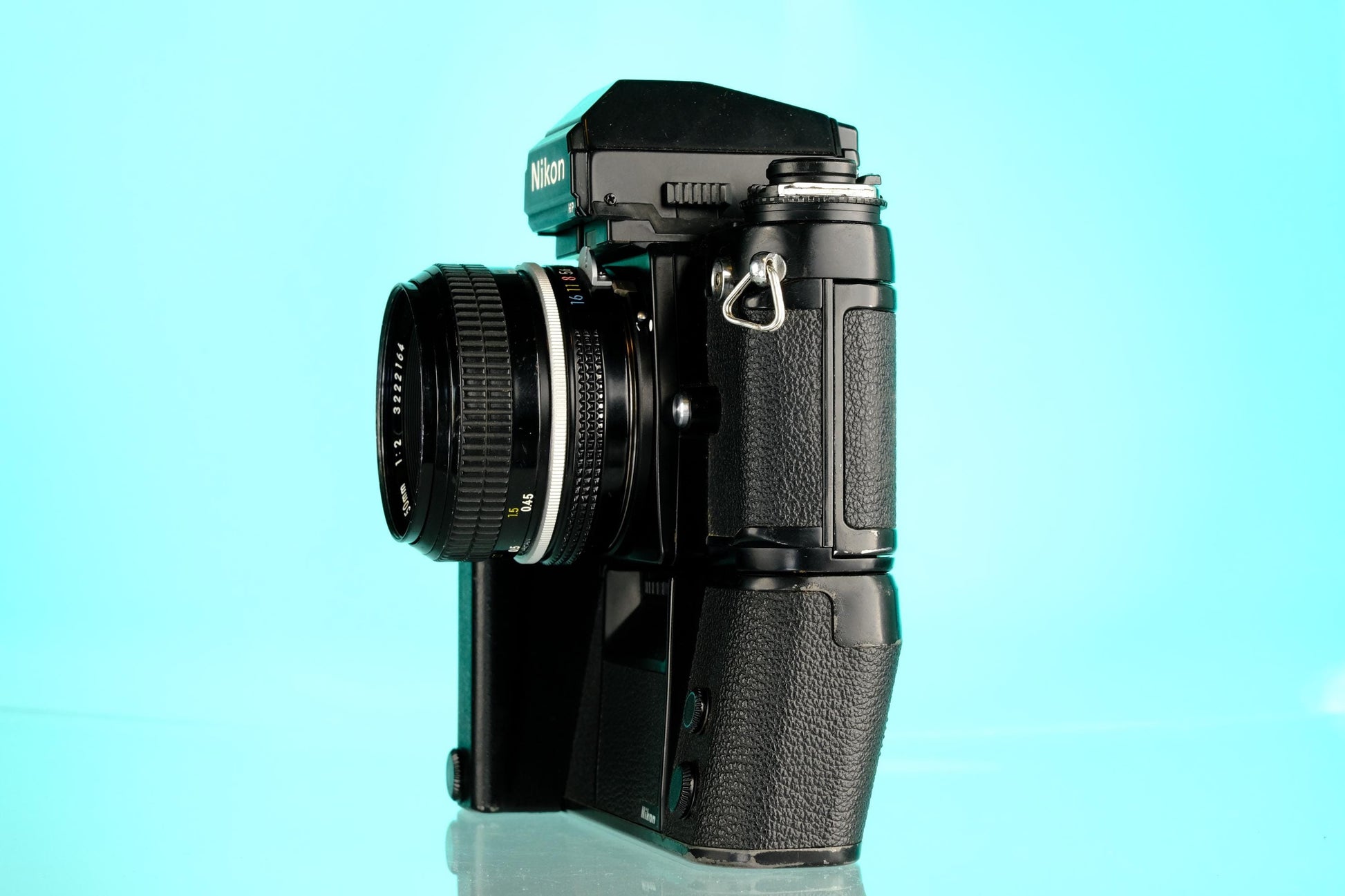 Nikon F3 HP 35mm SLR Film Camera + MD-4 Motor Drive Grip
