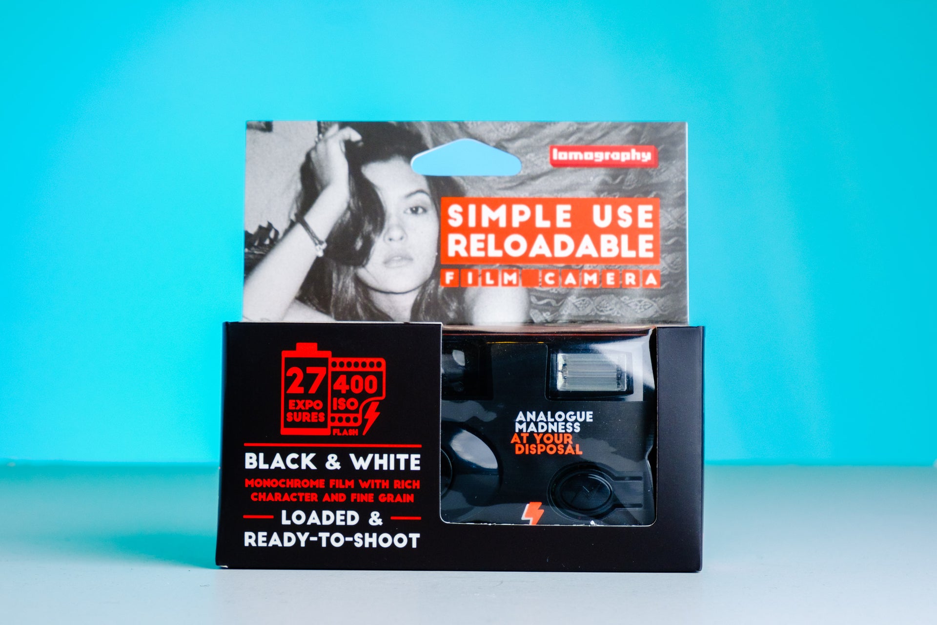 Lomography Simple Use B&W Reloadable Film Camera – Coastal Film Lab